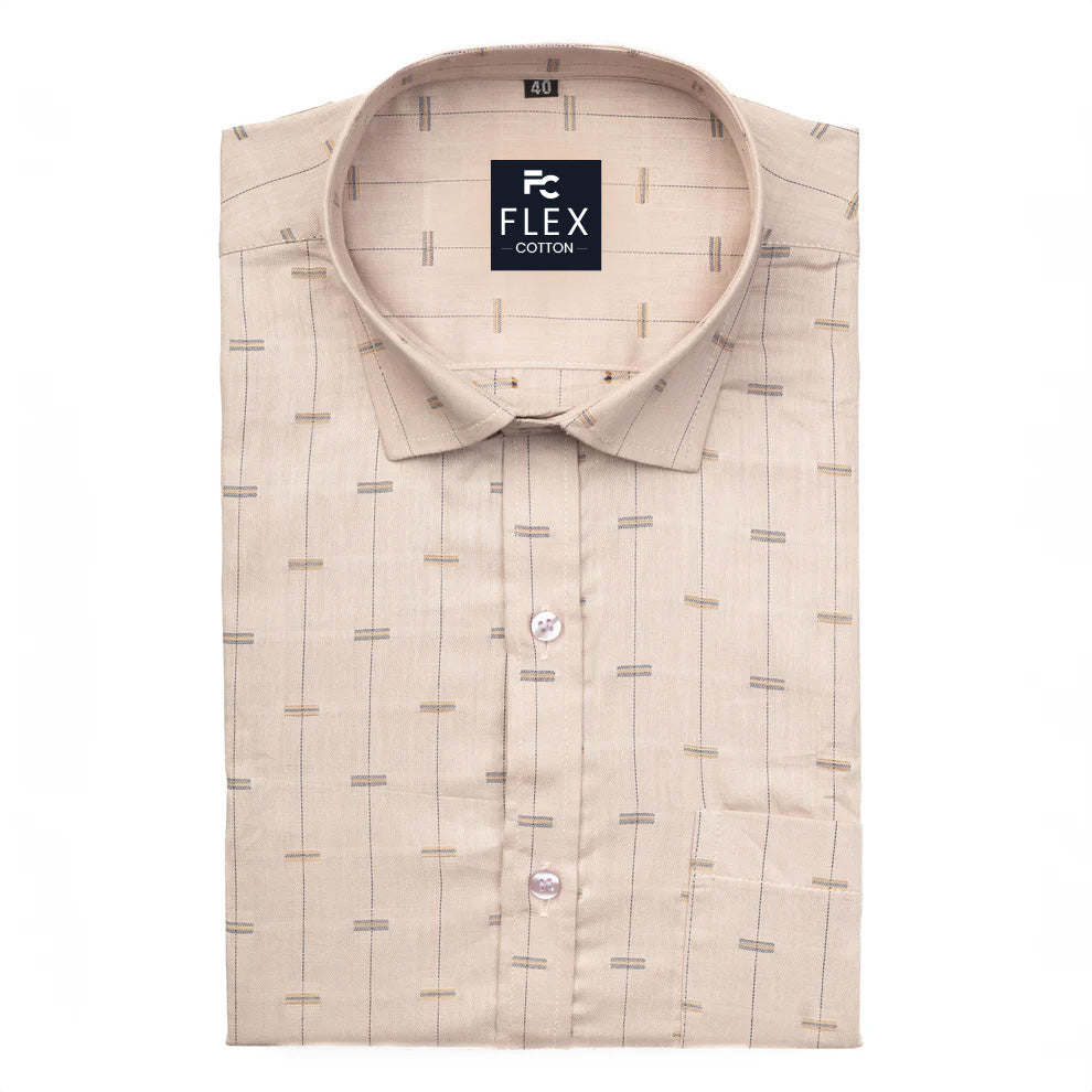 Dream Pink Lining Butta Cotton Shirts