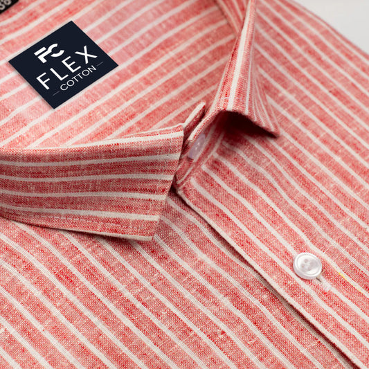 Red Color Cotton Lining Shirts For Men