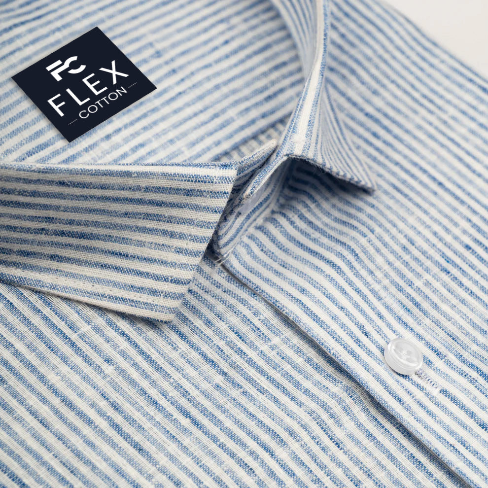 Light Blue Color Cotton Lining Shirts For Men