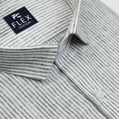 Light Grey Color Cotton Lining Shirts For Men