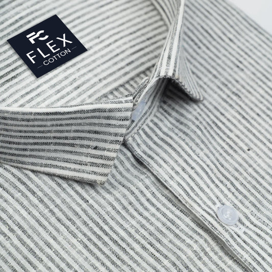 Light Grey Color Cotton Lining Shirts For Men