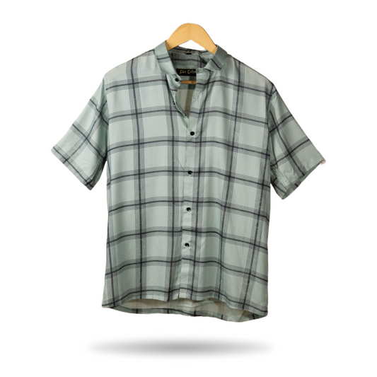 MEN'S CHECKERED SHIRT MINT