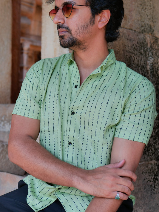 Dotted Green Lining
