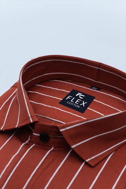 Copper Color 100% Lining Shirt For Men's