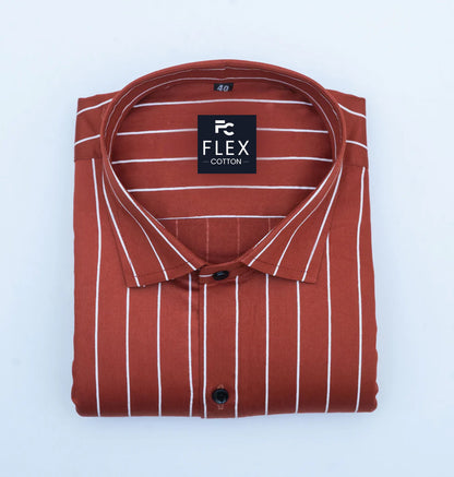 Copper Color 100% Lining Shirt For Men's