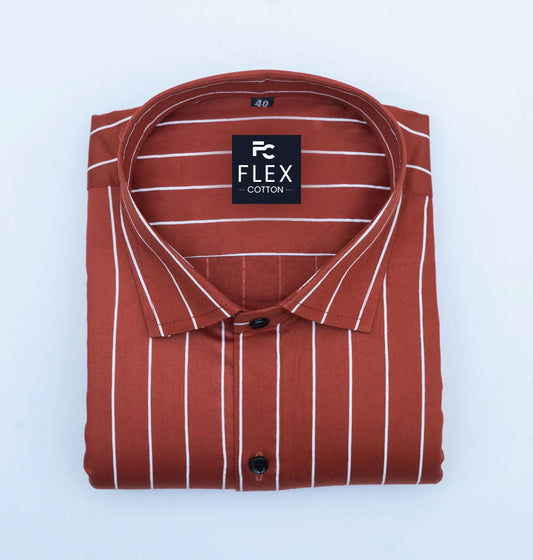 Copper Color 100% Lining Shirt For Men's